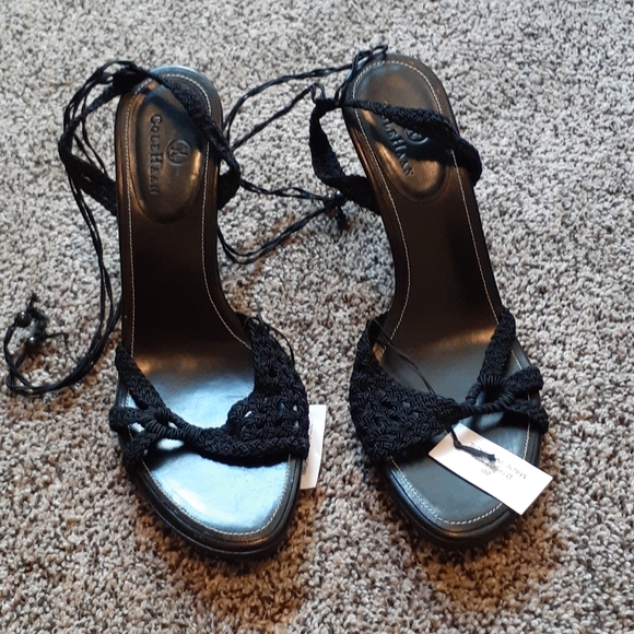 Cole Haan Shoes - Cole Haan ankle strap heel sandals